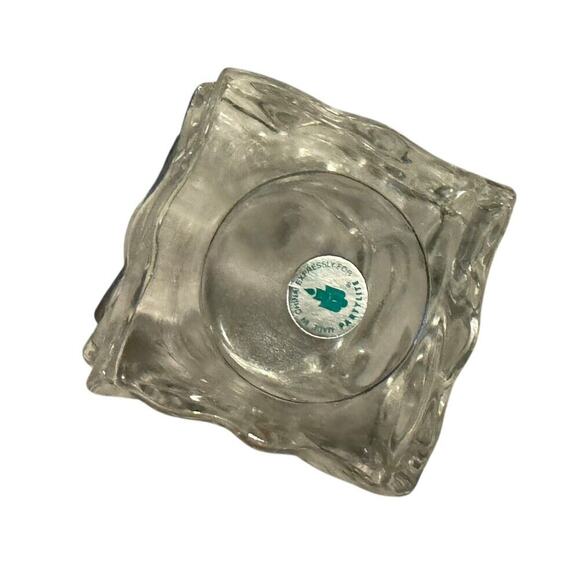 Partylite Clear Glacier Votive Candle Holders Set Of 2 #P0279 Home Decor Holiday - Picture 6 of 9